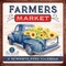 Farmer's Market | 2026 12 x 24 Inch (Hanging) Monthly Square Wall Calendar | Artwork of Mollie B. | Plastic-Free